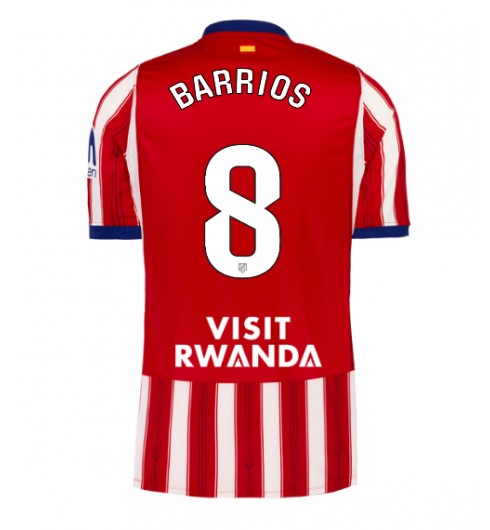 Atletico Madrid Pablo Barrios #8 Domácí Dres 2026-27 Krátký Rukáv Atletico Madrid Pablo Barrios #8 Domácí Dres 2026-27 Krátký Rukáv